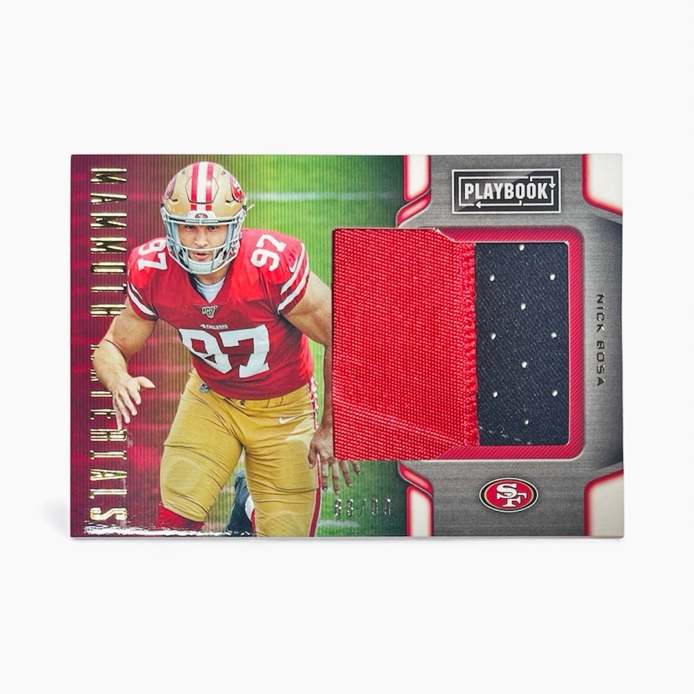 Nick Bosa Rookie Mammoth Materials SP 83/99 49ers Football NFL